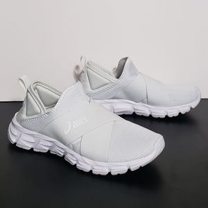 Asics Quantum Lyte Slip On Sneakers 1202A257 Women's Size 9 White